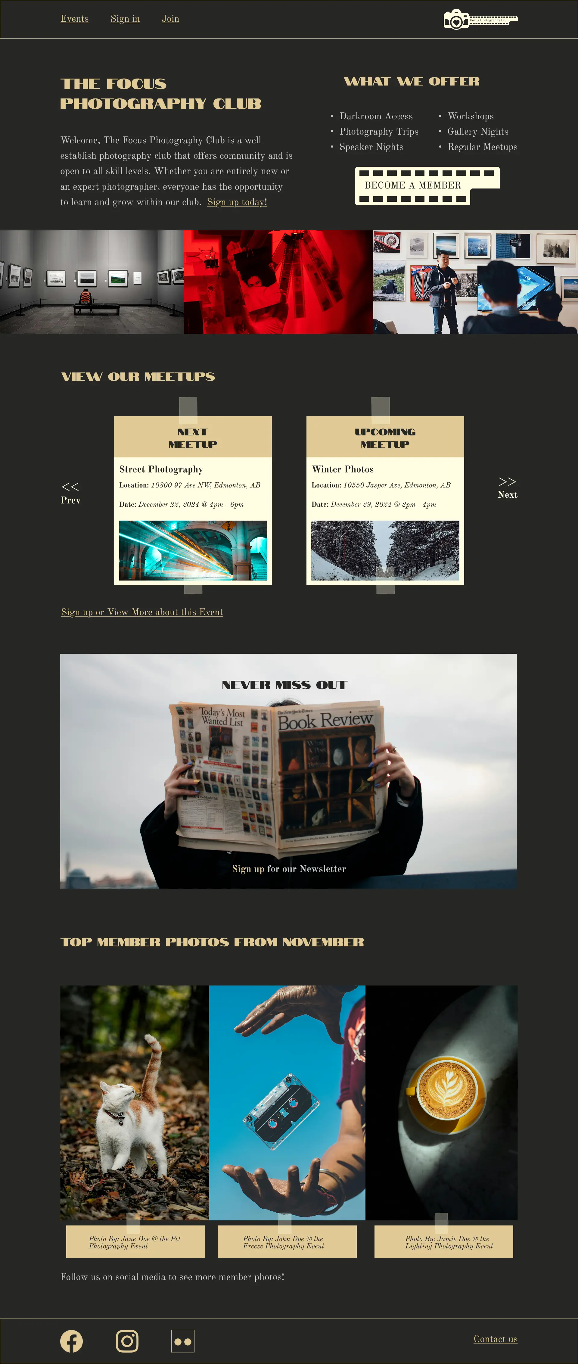 Focus Photography Club.