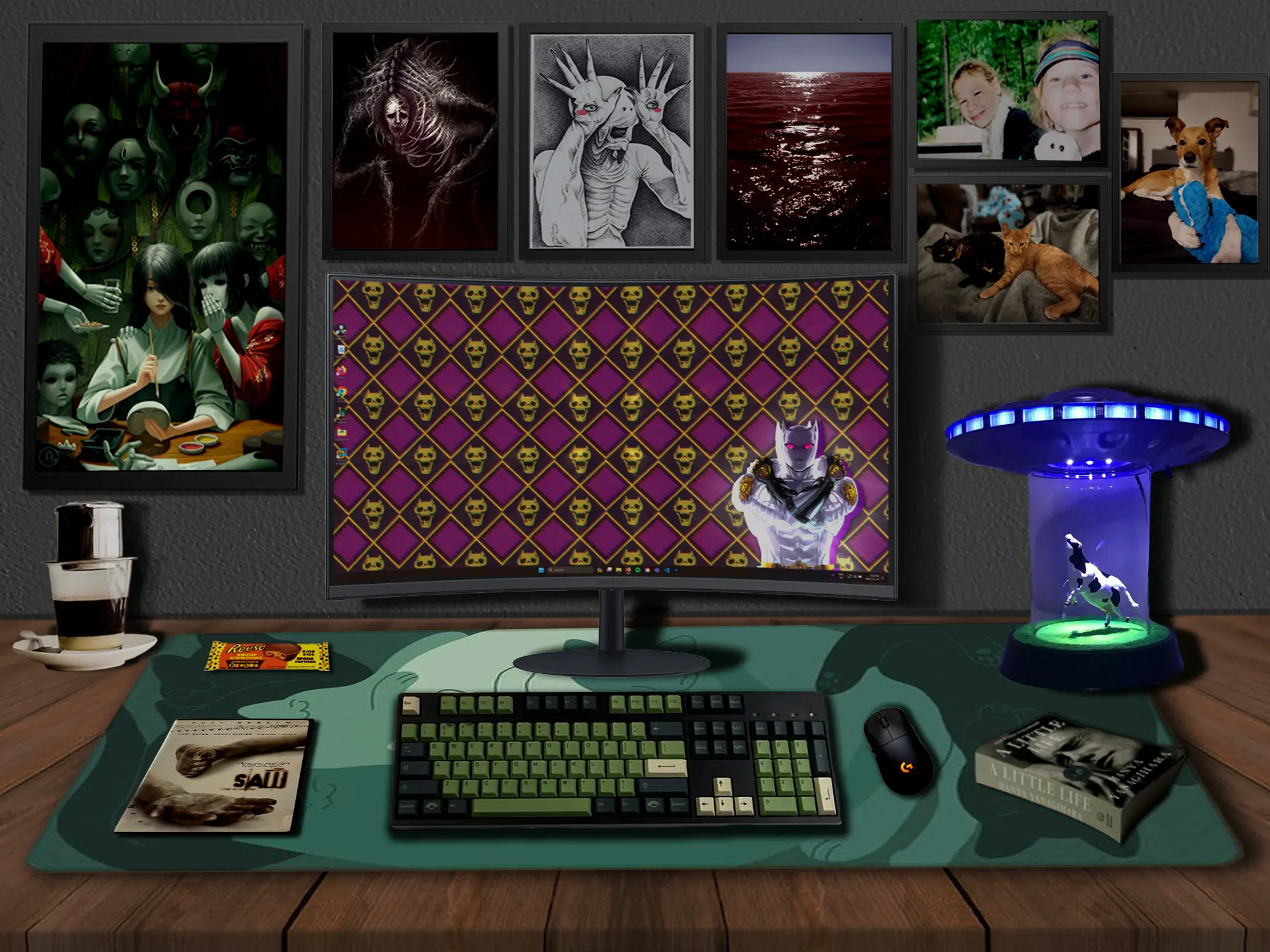 Custom Photoshop desk.